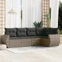Garden sofa set with cushions 5 pieces gray synthetic rattan by , Garden sets - Ref: Foro24-3221329, Price: 343,23 €, Discoun...
