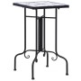 Blue and white ceramic mosaic side table by vidaXL, Pot stands - Ref: Foro24-46710, Price: 45,81 €, Discount: %