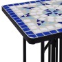 Beistelltisch aus blauem und weißem Keramikmosaik von vidaXL, Topfständer - Ref: Foro24-46710, Preis: 45,81 €, Rabatt: %