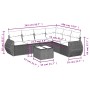 Set aus 7-teiligen Gartensofas und Kissen, synthetisches Rattan, beige von , Gartensets - Ref: Foro24-3221418, Preis: 454,15 ...