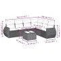 Set sofás de jardín 7 piezas y cojines ratán sintético beige de , Conjuntos de jardín - Ref: Foro24-3221418, Precio: 470,68 €...