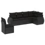 Set de sofás de jardín 6 piezas y cojines ratán sintético negro de , Conjuntos de jardín - Ref: Foro24-3221424, Precio: 439,8...