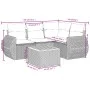 Set Gartensofas mit Kissen 5 Stück synthetisches Rattan beige von , Gartensets - Ref: Foro24-3224988, Preis: 351,73 €, Rabatt: %