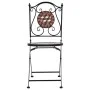 Mosaic bistro chairs 2 units brown ceramic by vidaXL, Garden chairs - Ref: Foro24-46714, Price: 169,05 €, Discount: %