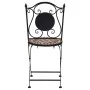 Mosaic bistro chairs 2 units brown ceramic by vidaXL, Garden chairs - Ref: Foro24-46714, Price: 169,05 €, Discount: %