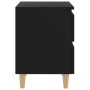 Nachttische 2 Stück mit schwarzem Kiefernholzbeinen 40x35x50 cm von vidaXL, Nachttische - Ref: Foro24-805854, Preis: 72,99 €,...