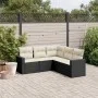 5-piece garden furniture set with black synthetic rattan cushions by , Garden sets - Ref: Foro24-3218936, Price: 317,84 €, Di...