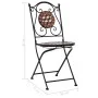 Mosaic bistro chairs 2 units brown ceramic by vidaXL, Garden chairs - Ref: Foro24-46714, Price: 169,05 €, Discount: %