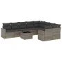 Set mit 10 Gartensofas mit Kissen synthetisches Rattangrau von , Gartensets - Ref: Foro24-3219440, Preis: 589,54 €, Rabatt: %
