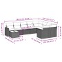 Set Gartensofas mit beigen Kissen 10 Stück synthetisches Rattan von , Gartensets - Ref: Foro24-3219449, Preis: 586,18 €, Raba...
