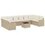 11-teiliges Gartensofa-Set mit beigen synthetischen Rattankissen von , Gartensets - Ref: Foro24-3219468, Preis: 714,57 €, Rab...