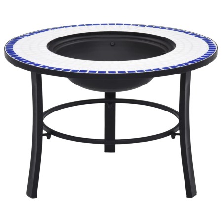 vidaXl Blau-weiße Keramik-Mosaik-Kohlenschale 68 cm von vidaXL, Kamine - Ref: Foro24-46720, Preis: 69,32 €, Rabatt: %