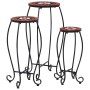 Mosaik Nachttische 3 Stück Keramik Terrakotta und Weiß von vidaXL, Topfständer - Ref: Foro24-46704, Preis: 81,23 €, Rabatt: %