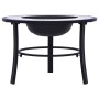 vidaXl Blue and White Ceramic Mosaic Brazier 68 cm by vidaXL, Chimneys - Ref: Foro24-46720, Price: 69,74 €, Discount: %