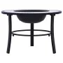 vidaXl Blue and White Ceramic Mosaic Brazier 68 cm by vidaXL, Chimneys - Ref: Foro24-46720, Price: 76,61 €, Discount: %