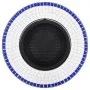 vidaXl Blue and White Ceramic Mosaic Brazier 68 cm by vidaXL, Chimneys - Ref: Foro24-46720, Price: 76,61 €, Discount: %