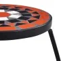 Mosaic side tables 3 units ceramic terracotta and white by vidaXL, Pot stands - Ref: Foro24-46704, Price: 79,81 €, Discount: %