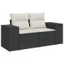 6-piece garden sofa set with black synthetic rattan cushions by , Garden sets - Ref: Foro24-3222555, Price: 394,44 €, Discoun...