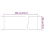 Toldo vertical terracota tela oxford 180x600 cm
