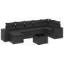 8-piece garden sofa set with black synthetic rattan cushions by , Garden sets - Ref: Foro24-3222884, Price: 519,78 €, Discoun...