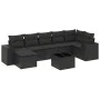 8-piece garden sofa set with black synthetic rattan cushions by , Garden sets - Ref: Foro24-3222884, Price: 553,45 €, Discoun...