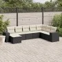 8-piece garden sofa set with black synthetic rattan cushions by , Garden sets - Ref: Foro24-3222955, Price: 477,73 €, Discoun...