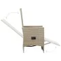 2 Stück Gartenliegestühle und beige synthetische Rattankissen von vidaXL, Gartenstühle - Ref: Foro24-46046, Preis: 229,48 €, ...