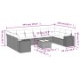 11-teiliges Gartensofa-Set mit beigen synthetischen Rattankissen von , Gartensets - Ref: Foro24-3223077, Preis: 715,04 €, Rab...