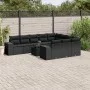Set mit 11 Stück Gartensofas und Kissen synthetisches Rattan schwarz von , Gartensets - Ref: Foro24-3223094, Preis: 761,60 €,...