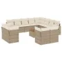 Garden set with 13-piece synthetic rattan beige cushions. by , Garden sets - Ref: Foro24-3223951, Price: 943,30 €, Discount: %