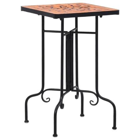 Mesa auxiliar de mosaico cerámica terracota de vidaXL, Soportes para macetas - Ref: Foro24-46709, Precio: 45,52 €, Descuento: %