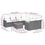9-teiliges Gartensofa-Set mit beigen synthetischen Rattankissen von , Gartensets - Ref: Foro24-3258230, Preis: 580,72 €, Raba...