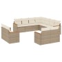 Garden sofa set 11 pieces with beige synthetic rattan cushions by , Garden sets - Ref: Foro24-3258901, Price: 844,31 €, Disco...