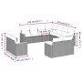 Set de sofás de jardín 11 pzas y cojines ratán sintético gris de , Conjuntos de jardín - Ref: Foro24-3258903, Precio: 749,63 ...