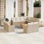 Garden sofa set 12 pieces and brown synthetic rattan cushions by , Garden sets - Ref: Foro24-3258908, Price: 936,70 €, Discou...