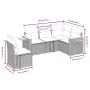 Set Gartensofas mit Kissen 5 Stück synthetisches Rattan beige von , Gartensets - Ref: Foro24-3259217, Preis: 357,85 €, Rabatt: %