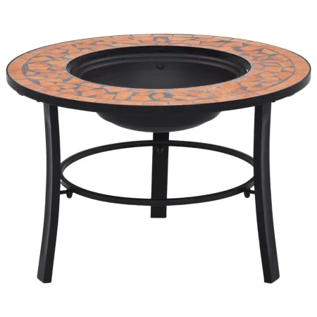 vidaXL Ceramic Terracotta Mosaic Fire Pit 68 cm by vidaXL, Chimneys - Ref: Foro24-46719, Price: 68,70 €, Discount: %