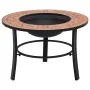 vidaXL Ceramic Terracotta Mosaic Fire Pit 68 cm by vidaXL, Chimneys - Ref: Foro24-46719, Price: 68,70 €, Discount: %