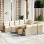 Set de sofás de jardín 11pzas con cojines ratán sintético beige de , Conjuntos de jardín - Ref: Foro24-3259587, Precio: 719,6...