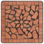 Mesa auxiliar de mosaico cerámica terracota de vidaXL, Soportes para macetas - Ref: Foro24-46709, Precio: 45,52 €, Descuento: %