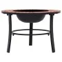 vidaXL Ceramic Terracotta Mosaic Fire Pit 68 cm by vidaXL, Chimneys - Ref: Foro24-46719, Price: 68,70 €, Discount: %