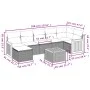 Set de sofás de jardín 8 pzas y cojines ratán sintético gris de , Conjuntos de jardín - Ref: Foro24-3260282, Precio: 491,32 €...