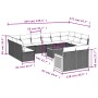 Set Gartensofas mit Kissen 13 Stück synthetisches Rattan beige von , Gartensets - Ref: Foro24-3260533, Preis: 821,89 €, Rabat...