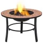 vidaXL Ceramic Terracotta Mosaic Fire Pit 68 cm by vidaXL, Chimneys - Ref: Foro24-46719, Price: 68,70 €, Discount: %