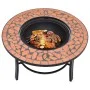 vidaXL Ceramic Terracotta Mosaic Fire Pit 68 cm by vidaXL, Chimneys - Ref: Foro24-46719, Price: 68,70 €, Discount: %