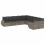 10-teilige Gartensofagarnitur mit grauen synthetischen Rattankissen von , Gartensets - Ref: Foro24-3254247, Preis: 630,22 €, ...