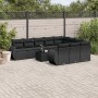 Set mit 11 Stück Gartensofas und Kissen synthetisches Rattan schwarz von , Gartensets - Ref: Foro24-3254232, Preis: 733,21 €,...