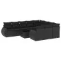 Set mit 11 Stück Gartensofas und Kissen synthetisches Rattan schwarz von , Gartensets - Ref: Foro24-3254232, Preis: 723,05 €,...