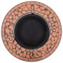 vidaXl Brasero de mosaico cerámica terracota 68 cm de vidaXL, Chimeneas - Ref: Foro24-46719, Precio: 69,51 €, Descuento: %