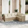 Juego de sofás jardín con cojines 6 pzas ratán sintético beige von , Gartensets - Ref: Foro24-3217678, Preis: 409,08 €, Rabat...
